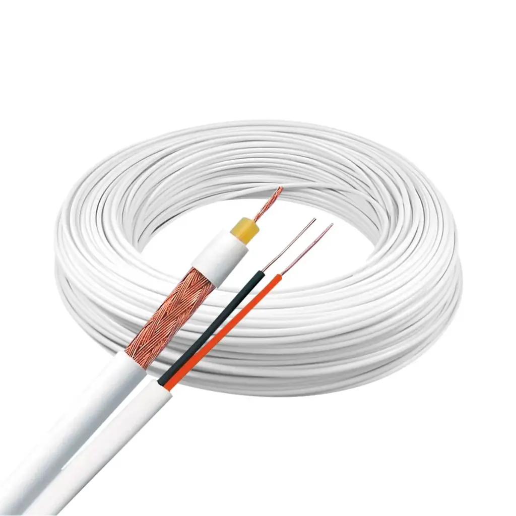 Cabo Coaxial 80% FLEX 4MM + 2X26 AWG Malha Bipolar 